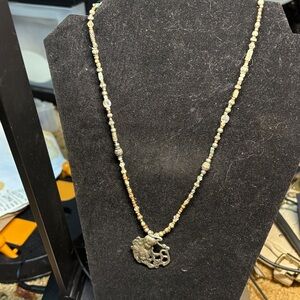 Gold Mother Beaded Necklace